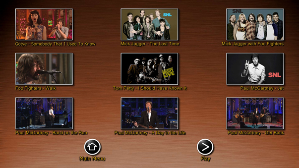 Music Volume 9 Menu 5